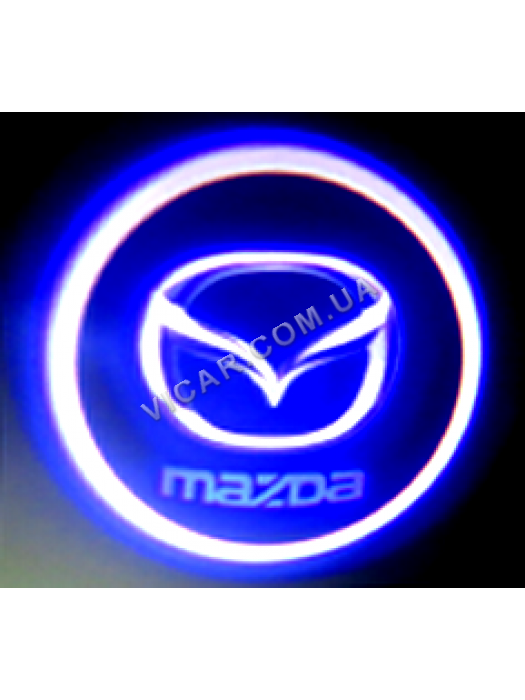 Логотип led в карту дверей для Mazda
